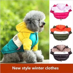 Kış evcil köpek kıyafetleri ceket su geçirmez ceket s-xxl hoodies için chihuahua küçük orta köpekler köpek yavrusu1243m