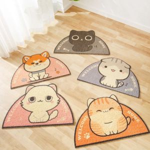 Mats Cat Cat Cat's House's House Pet Food Splash Cama para gatos Acessórios para animais de estimação limpos laváveis para animais de estimação