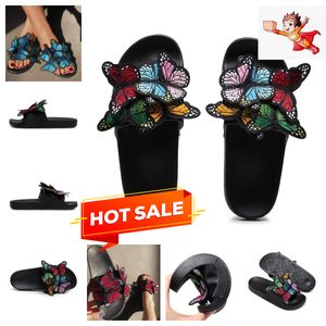 Designer Sandálias Chinelos Slides Salehe Sapatos Mulheres Clog Fivela Clássico Mens Moda Menemsha Urchin Sandália Tamanho 36-41 Gai Borboleta Preta Completa