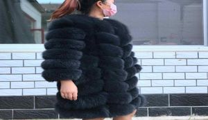 Women039s Fur Faux 2021 Brand Top Quality Natural Coat Real Arctic Vest Ladies Löstagbara kvinnor tjock design vinter transform6873487