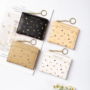 Wallets PU Leather Purses Cute Short WalletID Holder Handbag Purse Storage Case Pocket Small Wallet Business Women Men