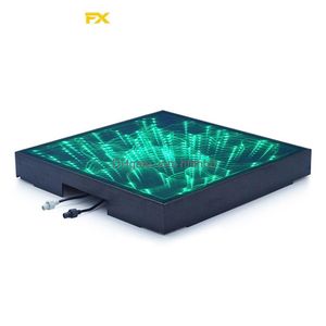 Led Dance Floor Mirror Rgb Twinkle Tempered Glass 3D Dancing Sd/Pc Control Wire Connect Light Up Flooring Tile For Disco Dj Party We Dhfgu