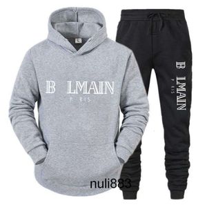 The Balmanly Ballmainly Lovers Ballman Sweatshirt Balmin kläder Balmani Tracksuit Samma modedräkt Sportkläderbyxor Mens M3xl för designer Tracksuit J3Z8