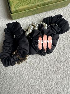 Klassiskt hårband Fashion Pearl Hair Tie Accessories G Scrunchie Party Gift