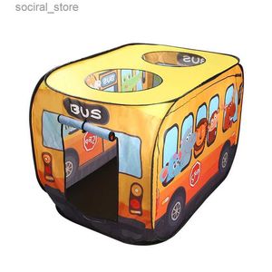 Toy Tents Car Theme Tent Baby Toys Funny Ocean Balls Pool Sport Toys for Kids Play Games House Indoor Childrens Secret Base Playtent L240313