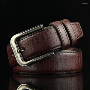 Belts 2024 Men's Fashion Trimmed Needle Buckle Belt Versatile Casual Antique Jeans For Men