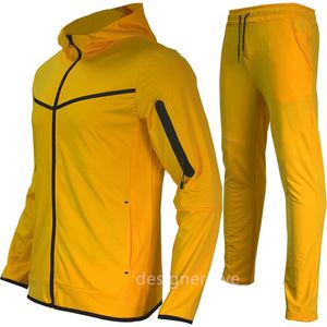 Tech Poleece Trailsuit Erkek Terzini Erkekler Tasarımcı 2 Parça Set Kadınlar Basketbol Futbol Futbolu Spor Giyim Hoodie Ceket Pantolon Büyük Boy