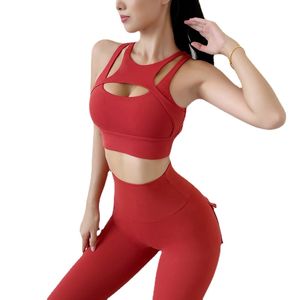 al yoga donna gilet fitness tridimensionale spazzolato cavo bellissimo reggiseno sportivo posteriore antiurto da donna che raccoglie vestiti yoga sexy