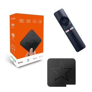Android Tv Box Q7 Atv Allwinner H616 Quad Core 10 Smart Blutooth Controle Remoto de Voz 5G Wifi Bt 5.0 Streaming Set Top Tvbox Stock I Otlpq