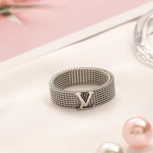 Especial atacado marca de luxo amor anel masculino anéis clássico luxo designer jóias feminino diamante liga aço titânio nunca desaparecer