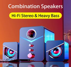 AUX Wired Bluetooth Speaker Combination Computer Speakers Home Theater System Music Player Subwoofer PC Sound Box For Laptop3809243