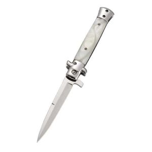 Camping Hunting Knives 225MM 58HRC Folding Knife Cutter Pocket Knives Multi Diving Survival Steel Tactical Steel Knife Stiletto Camp Knife 240312