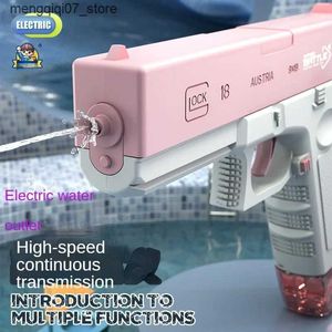 Sand Play Water Fun Gun Toys Electric Water Gun Continuous Shooting For Summer on the Beach Kids Spela 2023 New Toy 240307 L240312