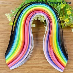 Andra konst och hantverk 260 Rainbow Paper Quilling Strips Set 3mm 39cm Flower Gift for Craft DIY Tools Handmade Decoration250Q