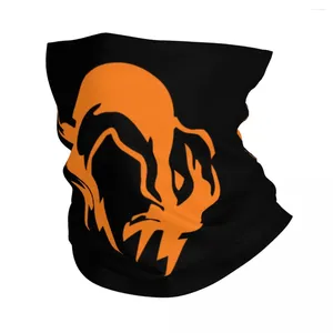 Bandanas Metal Gear Solid Logo Bandana Neck Gaiter för vandring Jakt Män Kvinnor Wrap Scarf Video Game pannband varmare