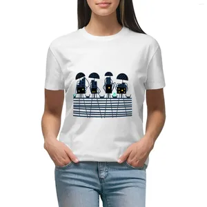 Polos Polos Robots Farm and Gardening T-shirt tee koreańskie modne ubrania luksusowe designerskie odzież kobiety