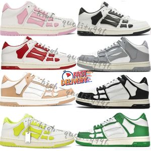 Designer casual shoes amiiriimiri Black White Pink Gray Green Blue Brown Red luxury two-color splicing runners men's and women's casual sports basketball shoes