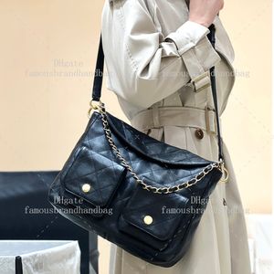 Tasarımcı Çanta Crossbody Calfskin Omuz Çantası Lüks Bag 10a Ayna Kalite Zincir Çantası Tasarımcı Çanta Çanta Yüksek Kalitesi Kutu C201