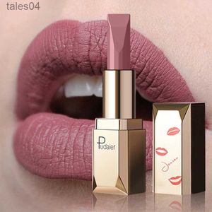Lipstick Red Matte Lipstick Waterproof Lip Makeup 26 Colors Long Lasting Moisturizer Lip Tint Nude Pink Black Velvet Nude Matte Lipsticks 240313