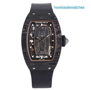 Automatic Watch RM Watch Brand Watch Series RM07-01 Carbon Fiber Titanium Metal Fashion UN25