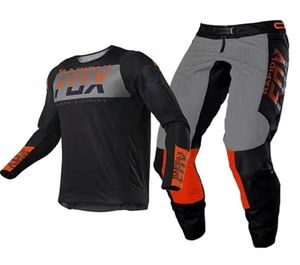 2021 Rapidly Fox 360 Off Road Motocross Jersey e pantaloni Set di attrezzi Combo Mx Abbigliamento moto Mtb Auto Racing Suit Motorcycle5783106