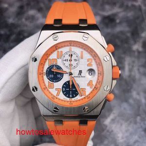 Lastest AP Leisure Wrist Watch Royal Oak Offshore Series 26217BC Chronograph Men's VIP Limited To 12 Piece of 18K White Gold Material