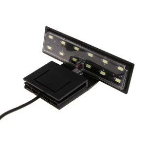 Beleuchtung Top Qualität 12 LED Aquarium Klemme Clip Wasserpflanze Wachsen Weiße Farbe Beleuchtung EU Pflanzenlicht Aquarium Licht