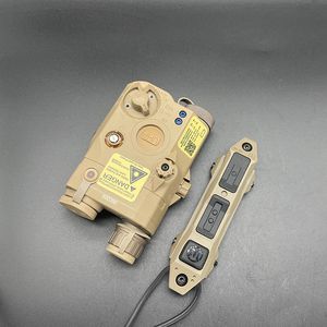 Indicatore laser peq15 scatola batteria laser verde, torcia tattica Watson dual control coda di topo M600c