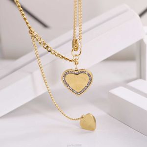 2024 Designer T Family Heart Necklace 925 Sterling Silver Gold and Silver Luxury Fashion Women's Necklace Valentine's Day Gift