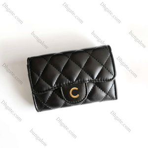 Fashion Luxury Wallet Women Designer Card Holders Coin Purse Channel Wallet Lambskin Flap Classic Caviar Purses Leather Purses Credit Card Holder Mini Clutch