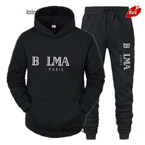 Tracksuit Balmanly Hoodie Ballmainly Ballman Hoodie Balmin Balmani Suit clo Sportkläderbyxorna Spår Pure Fashion Suit Designer Sweatshirt Men Samma män 5S00