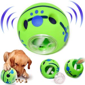 Toys Dog Interactive Toy Dozownik żywności Trwałość traktowana zwierzak giggle piłka bezpieczna dla zwierzaka puszka zabawka dla szczeniąt średniego psa