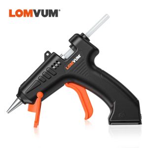 Polijsters Cordless Hot Melt Lim Gun 4.2V USB High Temp Heater Wireless Thermo Electric Heat Temperatur Tool Lim Sticks Lomvum