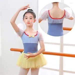 Scene Wear Girls Ballet Leotard Tutu kjol Dancewear Dance Dress Costumes Kids Dancer Clothing For Ballerina Princess Födelsedag Bodysuit Kid