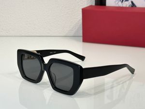 Occhiali da sole popolari per donne e uomini 2238 Summer Designer Fashion CR-39 Cateye Styles Anti-Ultraviolet Retro Plate Acetato Hexagon Full Frame Occhiali da vista Scatola casuale