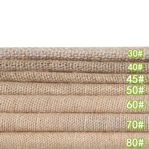 Fabric 18#80# Jute Fabric Sack Linen Cloth For DIY Hand Work Storage Bags Christmas Decoration 160*100cm