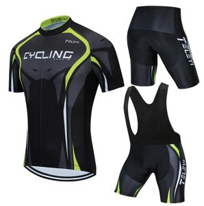 Vägcykel cykling kläder teleyi män kort ärm tröja set Smith Mtb Pro Team Uniform 2020 Summer Ropa Ciclismo5943704