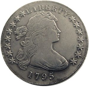 Vereinigte Staaten von Amerika 1795 Liberty Messing versilbert Replika-Münzen mit Buchstabenrand billige Fabrik 201r