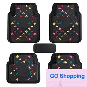 Luxury Women's Car Foot Mat Universal Cutting Waterproof Anti-Freezing Latex Rubber Plastic Pedal Mats Single Piece