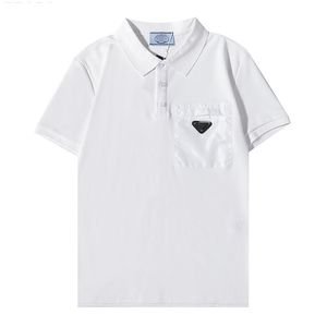 Letni projektant New Cotton Men's Polo Shirt Business Casual Men's Clothing Lapel T-shirt TOP M-3XL
