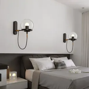 Lâmpada de parede loft led luz decoração interior lâmpadas do quarto e27 110-220v moderna iluminação para casa corredor de banho.