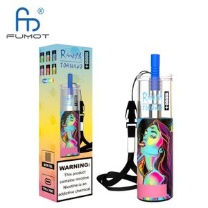 RandM Tornado 10000 Plus Puffs Vape Одноразовая электронная сигарета 21 вкус доступен с сетчатой катушкой RGB-подсветки Fumot Оригинальный официальный завод напрямую с завода