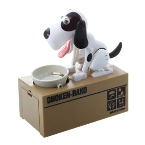 Boxes Electric Eat Money Dog Piggy Bank Interesting Choken Bako Money Box Lovely Piggy Box Home Decor Canine Robotic Cash Coin Bank