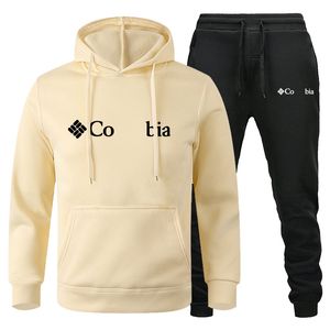 Designer masculino moletom com capuz e calças masculinas casual agasalho masculino outono inverno terno masculino roupas de lazer conjuntos masculino