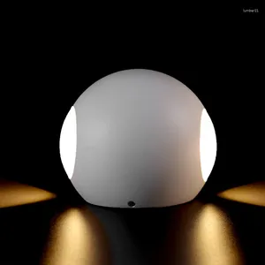 Wall Lamp Nordic International LED Ball 6W 12W Black/White 90-265V Outdoor Indoor Light For Home Street Porch Lighting