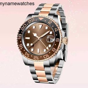 Rolaxs Watch Swiss Watches التلقائي الفاخرة الميكانيكية 41 مم 2813 جميع الفولاذ المقاوم للصدأ الياقوت