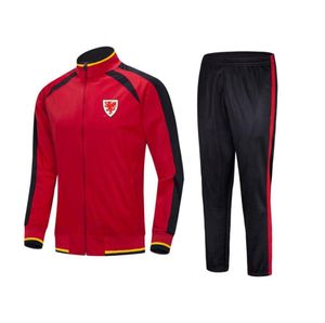 Wales National Football Team Herren039s Trainingsanzüge Erwachsene Kinder Größe 22 bis 3XL Outdoor-Jogginganzug Jacke Langarm Sport Socce8703813