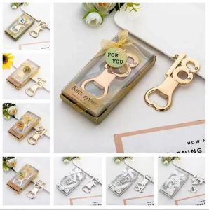 Creative Number Bottle Opener Duschfest Favor Present Box Packaging Wedding Beer Beer Wine Bottle Opener Kitched Accessories Bar Tools