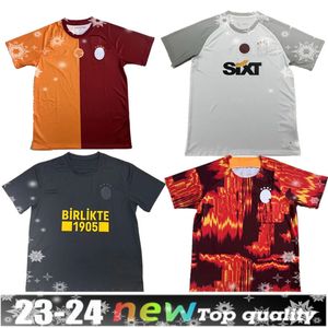 2023 2024 Galatasaray Turchia ICARDI maglie da calcio ZANIOLI BAKAMBU MERTENS ZAHA AKGUN AKTURKOGLU 100 ° anniversario Maglia da calcio della terza Champions League 23 24