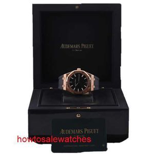 Lastest AP Leisure Wrist Watch Royal Oak Series 15500 Automatic Machinery Mens 18K Rose Gold Material 41MM Caliber Complete Set